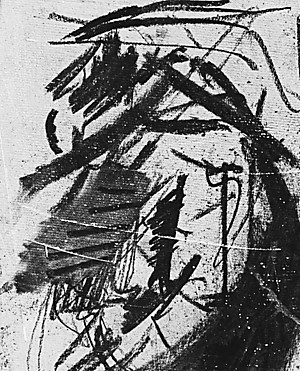 Gelli Print, Self Portrait